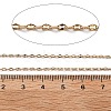 10M Brass Coffee Bean Chains CHC-L052-01A-G-2