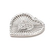 Rack Plating Brass Micro Pave Clear Cubic Zirconia Pendants X-KK-L210-010P-2