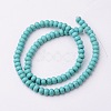 Synthetic Turquoise Beads Strands TURQ-G109-6x4mm-06-2