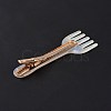 Acrylic Alligator Hair Clips OHAR-P020-03G-3