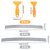 8 Sets 2 Style PVC Universal Car Door Edge Guard Door Sill Protector DIY-AR0004-42A-6