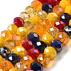 Glass Beads Strands EGLA-A034-M8mm-47-4
