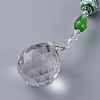 Faceted Crystal Glass Ball Chandelier Suncatchers Prisms AJEW-G025-A06-6