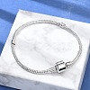 Brass Snake Chain Link Bracelets for Men Women BJEW-G736-06P-2