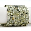Natural Prehnite Beads Strands G-B171-A01-4x4mm-2