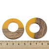 Resin & Walnut Wood Pendants RESI-XCP0002-16J-2