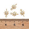 SHEGRACE Brass Clear Cubic Zirconia Charms XGRQ2O907-426G-3