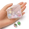 10Pcs Glass Ball Pendants GLAA-YW0001-78-4