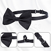 16Pcs 2 Colors Adjustable Polyester Bow Ties AJEW-GA0006-74-3