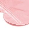 Heart Shaped Plastic Packaging Yin-yang Resealable Bags OPP-D003-02B-3