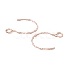 Ion Plating(IP) 316 Surgical Stainless Steel Earring Hooks STAS-D183-03RG-02-3