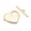 Brass Toggle Clasps KK-N254-138G-2