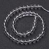 Synthetic Quartz Crystal Beads Strands GSR8mmA039-1-4
