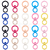 30Pcs Spray Painted Alloy Swivel Clasps FIND-SP0004-94-1