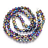 Electroplate Glass Bead Strands X-EGLA-R094-4mm-02-3