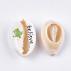 Printed Cowrie Shell Beads SHEL-S276-10E-2