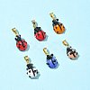 6Pcs Handmade Lampwork Pendants LAMP-FS0001-57A-7