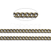 Brass Twisted Chains CHC010Y-AB-1