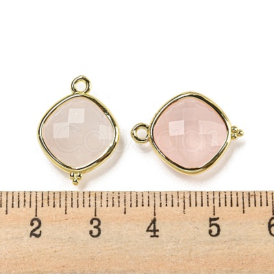 Natural Rose Quartz Pendants G-M431-12G-02-1
