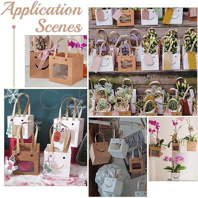 Craft Paper Handbags CARB-WH0018-03A-1