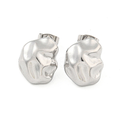 Non-Tarnish 304 Stainless Steel Ear Studs EJEW-L290-028P-1