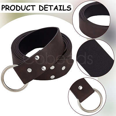 Imitation Leather Chain Belts AJEW-CL0004-83-1
