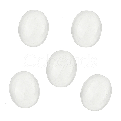 Natural Quartz Crystal Cabochons G-G290-06C-1