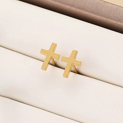 304 Stainless Steel Stud Earrings QC0193-1