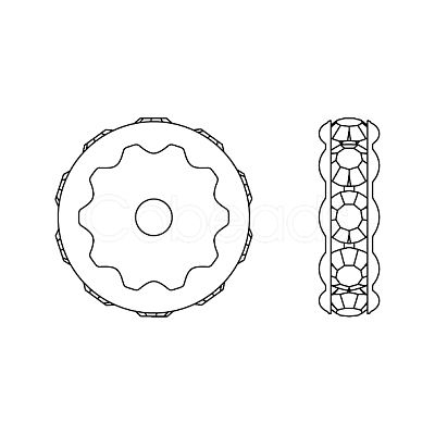 Preciosa® MAXIMA Crystal Multi-Stones Settings X-PRC-MA4-00030-S-1