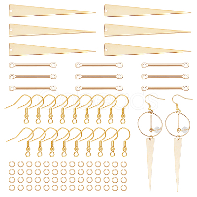 DIY Geometric Dangle Earring Making Kit FIND-AR0002-13-1