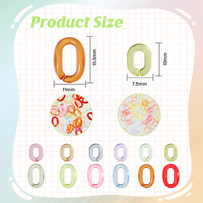 Transparent Acrylic Linking Rings TACR-CA0001-30-1
