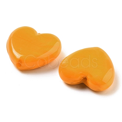 Heart Handmade Lampwork Beads LAMP-U003-01C-1