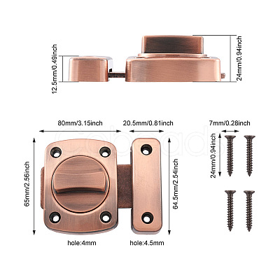 Zinc Alloy Latch Lock Set SW-TAC0001-21D-1