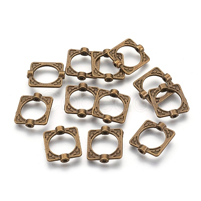 Tibetan Style Alloy Bead Frames LS-TIBEB-6761-AB-LF-1