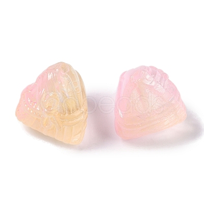 Baking Paint Glass Beads GLAA-S202-15C-1