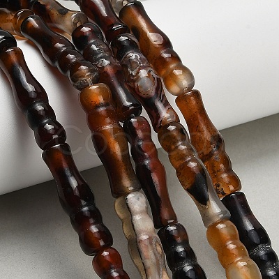 Natural Agate Beads Strands G-Z144-A02-02A-1