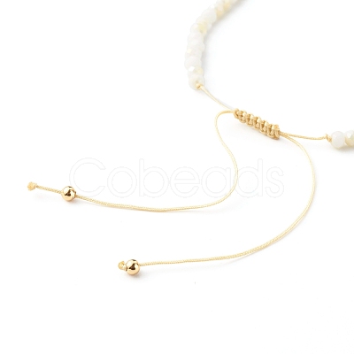 Adjustable Nylon Thread Braided Bead Bracelets BJEW-JB06450-01-1