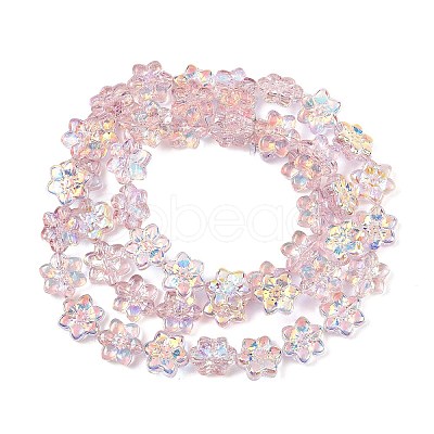 Electroplate Glass Beads Strands EGLA-P069-02A-AB05-1