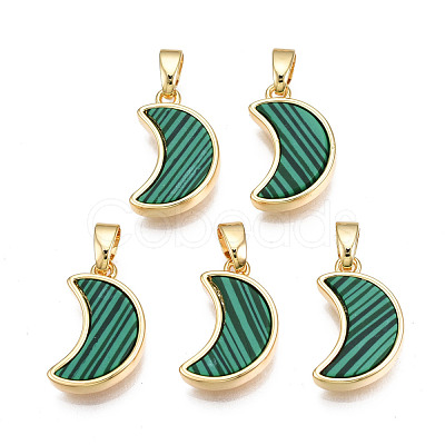 Real 18K Gold Plated Brass Pendants KK-N233-170A-01D-1