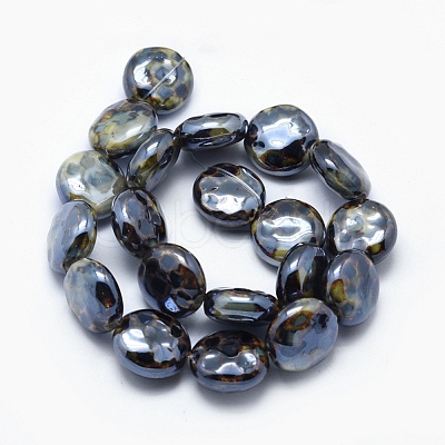 Handmade Eco-Friendly Porcelain Beads PORC-P027-B03-1