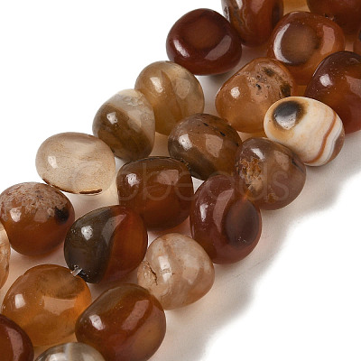 Natural Red Agate Beads Strands G-NH0017-B03-02-1