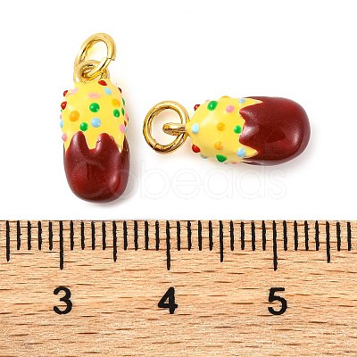 Rack Plating Brass Pendants KK-H486-11G-1