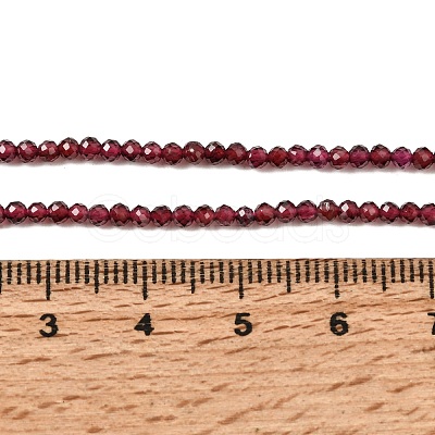Imported Natural Garnet Beads Strands G-A129-2mm-05-1