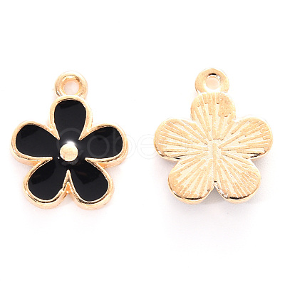 Alloy Enamel Charms X-ENAM-R059-02D-RS-1