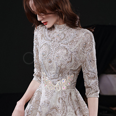 Flower Pattern Rhinstone Appliques AJEW-FG0002-40B-1