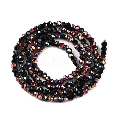 Electroplate Glass Beads Strands EGLA-T021-04C-1