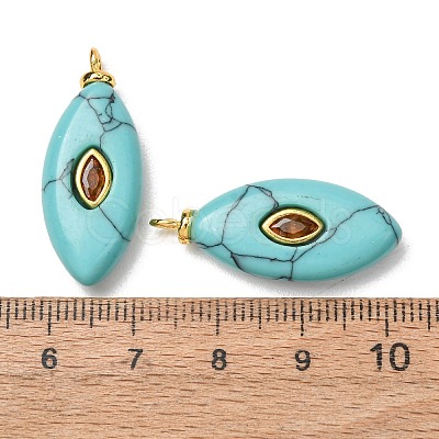 Dyed Synthetic Turquoise Pendants GG-CBAA798-04G-02-1