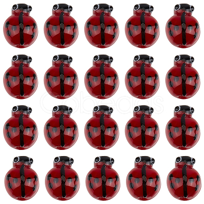 20Pcs Handmade Lampwork Beads LAMP-PA0001-66-1