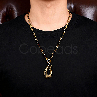 3Pcs Alloy S-Hook Clasps FIND-CP0003-47AB-1