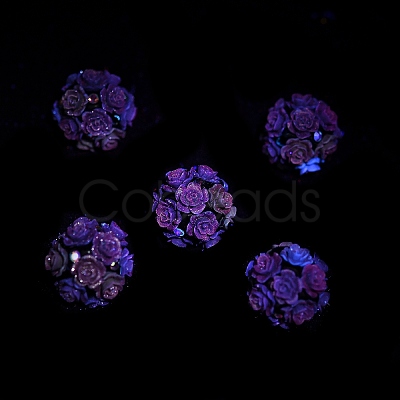 Acrylic Handmade Polymer Clay Rhinestone Beads FIND-Z036-01B-1